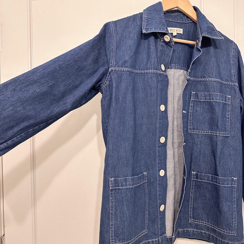 First Rite Denim Jacket Size Small - Picture 2 of 6
